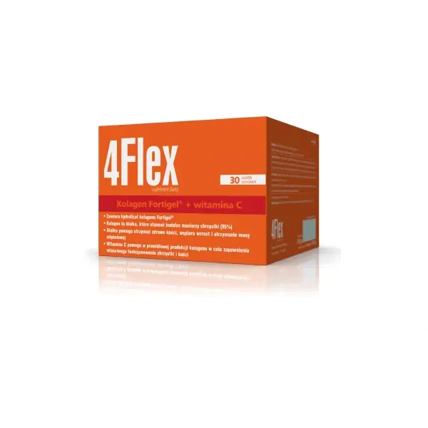 4Flex Kolagen nowej generacji (kolagen FORTIGEL) 30 Saszetek