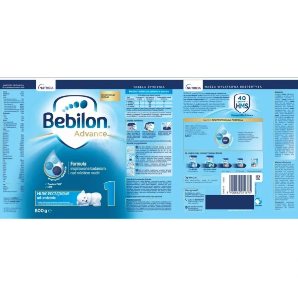 BEBILON 1 Pronutra-Advance (Initial milk for infants from the first days of life) 800g
