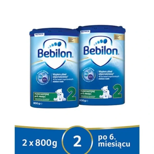 BEBILON 2 z Pronutra-Advance (Mleko modyfikowane dla niemowląt po 6 miesiącu) 2 x 800g