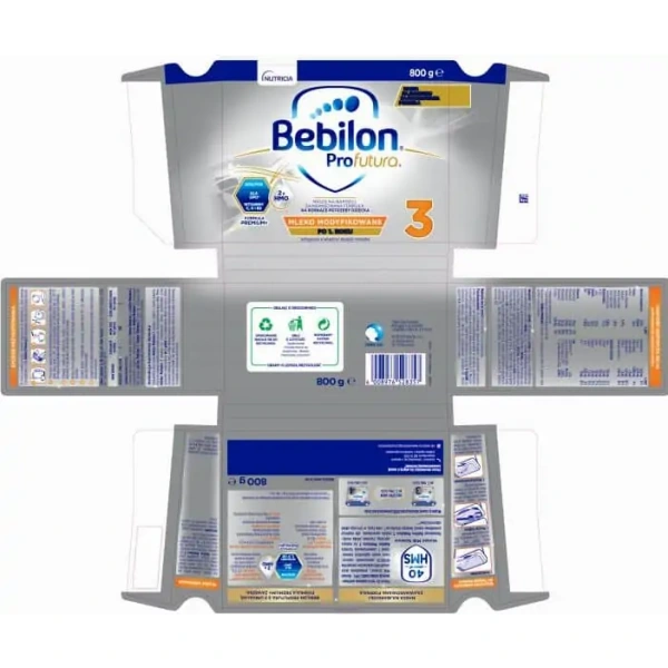 BEBILON 3 Profutura (Mleko modyfikowane dla niemowląt po 1. roku życia) 2 x 800g
