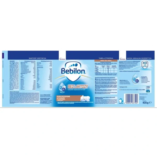 BEBILON Lactose Free (Initial milk for infants up to 6 months old) 400g