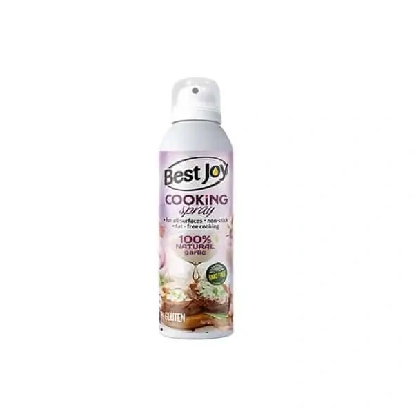 BEST JOY Cooking Spray 100% Natural Garlic Oil (Olej rzepakowy w sprayu) 100ml Czosnkowy