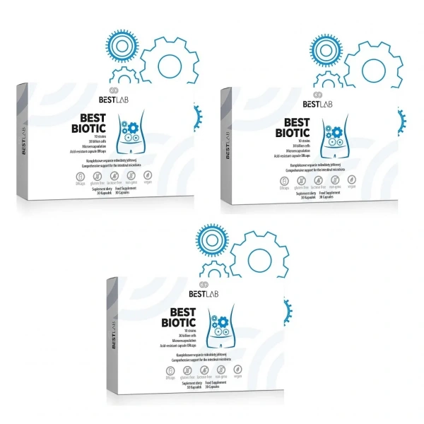 BESTLAB BestBiotic (Intestinal Microbiota Support) 3 x 30 Capsules