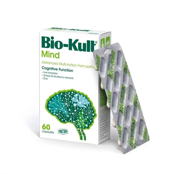 BIO-KULT Mind (Probiotyk, Funkcje poznawcze) 60 Kapsułek wegetariańskich