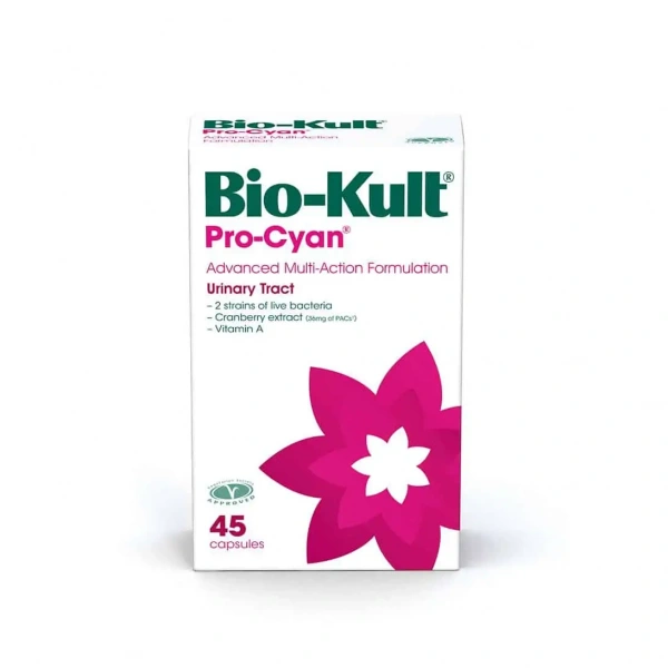 BIO-KULT Pro-Cyan (Probiotyk, Drogi moczowe) 45 Kapsułek wegetariańskich
