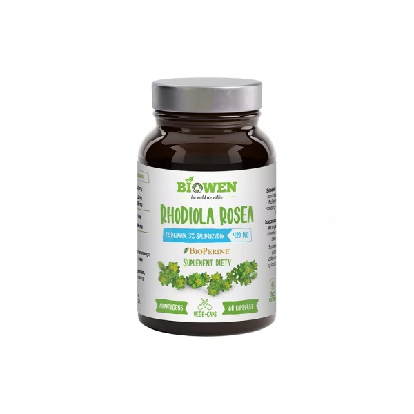 BIOWEN Rhodiola Rosea 420mg (Rhodiola Rosea) 60 Vegan Capsules
