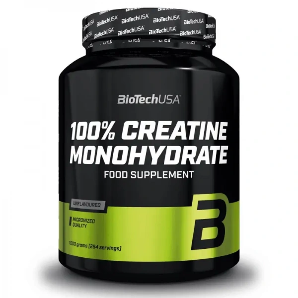 Biotech 100% Creatine Monohydrate (Monohydrat Kreatyny) 1000g