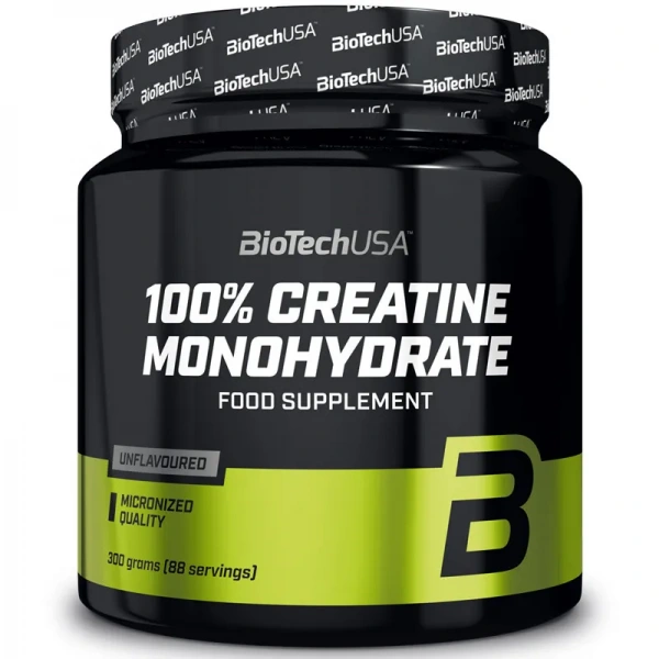 BioTech 100% Creatine Monohydrate (Monohydrat Kreatyny) 300g