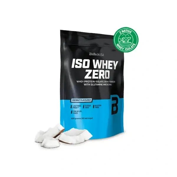 Biotech Iso Whey Zero Lactose Free (Izolat Białka Serwatkowego) 500g Kokos