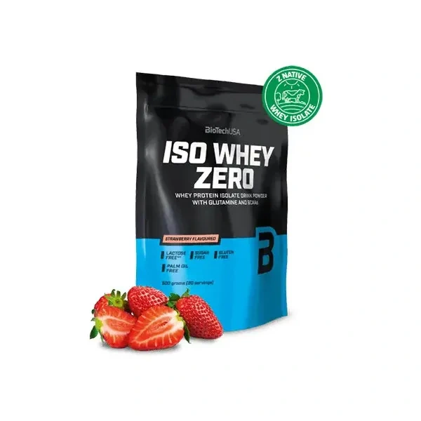 Biotech Iso Whey Zero Lactose Free (Isolate) 500g Strawberry