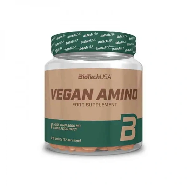 BIOTECH USA Vegan Amino (Wegańskie Aminokwasy) 300 Tabletek wegańskich
