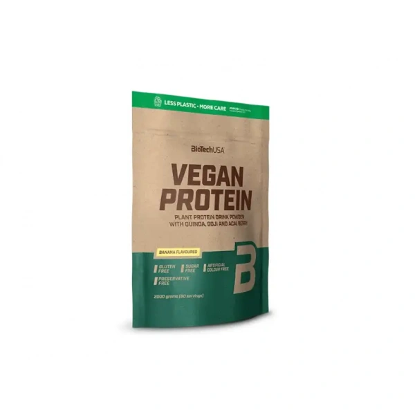 BIOTECH USA Vegan Protein (Vegan Protein without Gluten) 2000g Vanilla Cookie