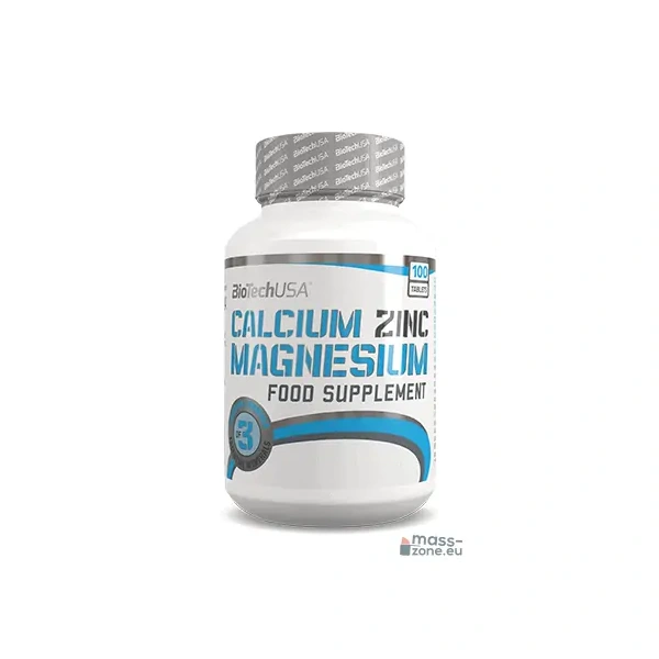 BioTech Calcium Zinc Magnesium - 100 tabletek