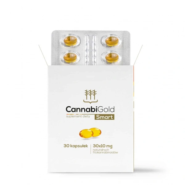 CannabiGold Smart (Olej CBD z kannabinoidami, terpenoidamii i flawonoidami) 30 Kapsułek