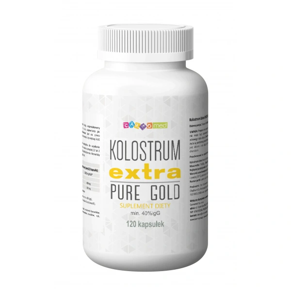 CARNOMED Kolostrum Extra Pure Gold (Odporność) 90 Kapsułek