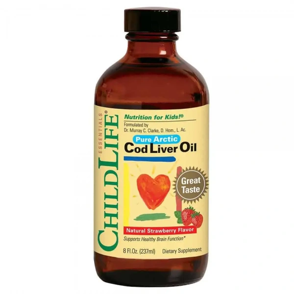 ChildLife Pure Cod Liver Oil (Natural Strawberry Flavor) 237 ml