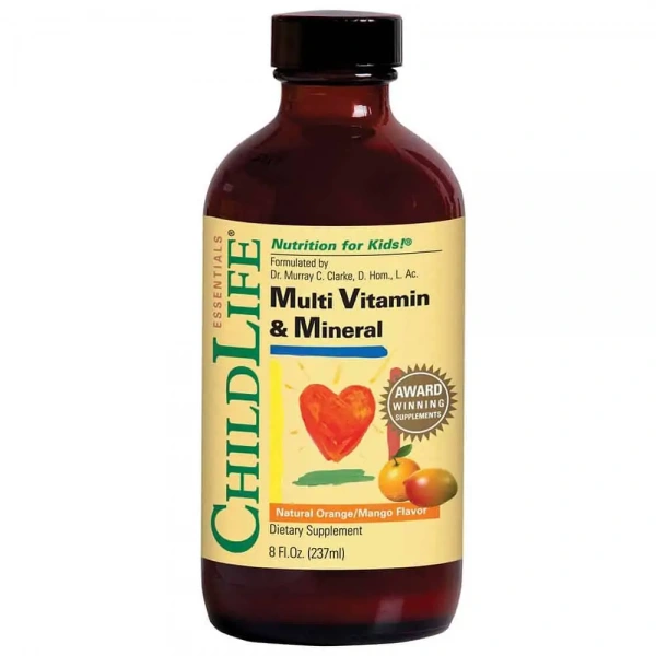 ChildLife Best Multi Vitamin & Mineral (Witaminy i Minerały dla Dziecka) 237 ml Pomarańcz - Mango