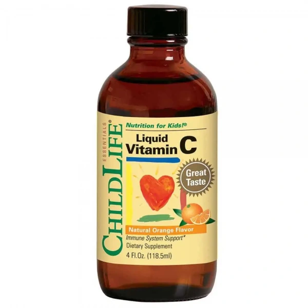 ChildLife Liquid Vitamin C (Witamina C w Płynie o Smaku Pomarańczy) 118.5ml