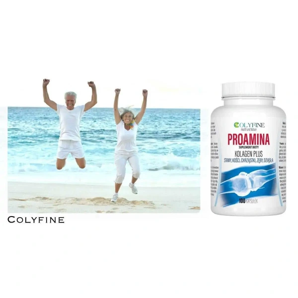 COLYFINE Proamina Kolagen Plus (Joints, bones, cartilage, teeth, gums) 100 Capsules