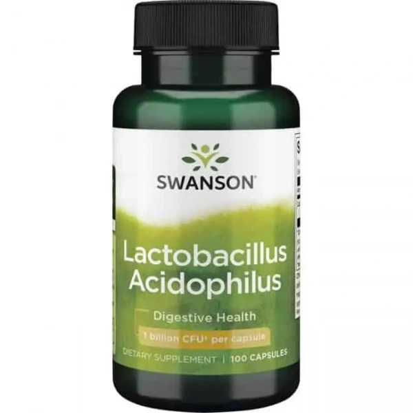 SWANSON Lactobacillus Acidophilus (Digestion, Intestinal Flora) 100 Capsules