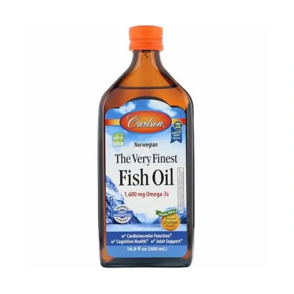 CARLSON LABS The Very Finest Fish Oil Natural Orange (Omega-3, EPA, DHA) 500ml