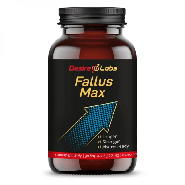 Desire Labs Fallus Max™ (Wsparcie funkcji seksualnych, poprawa erekcję) 90 Kapsułek