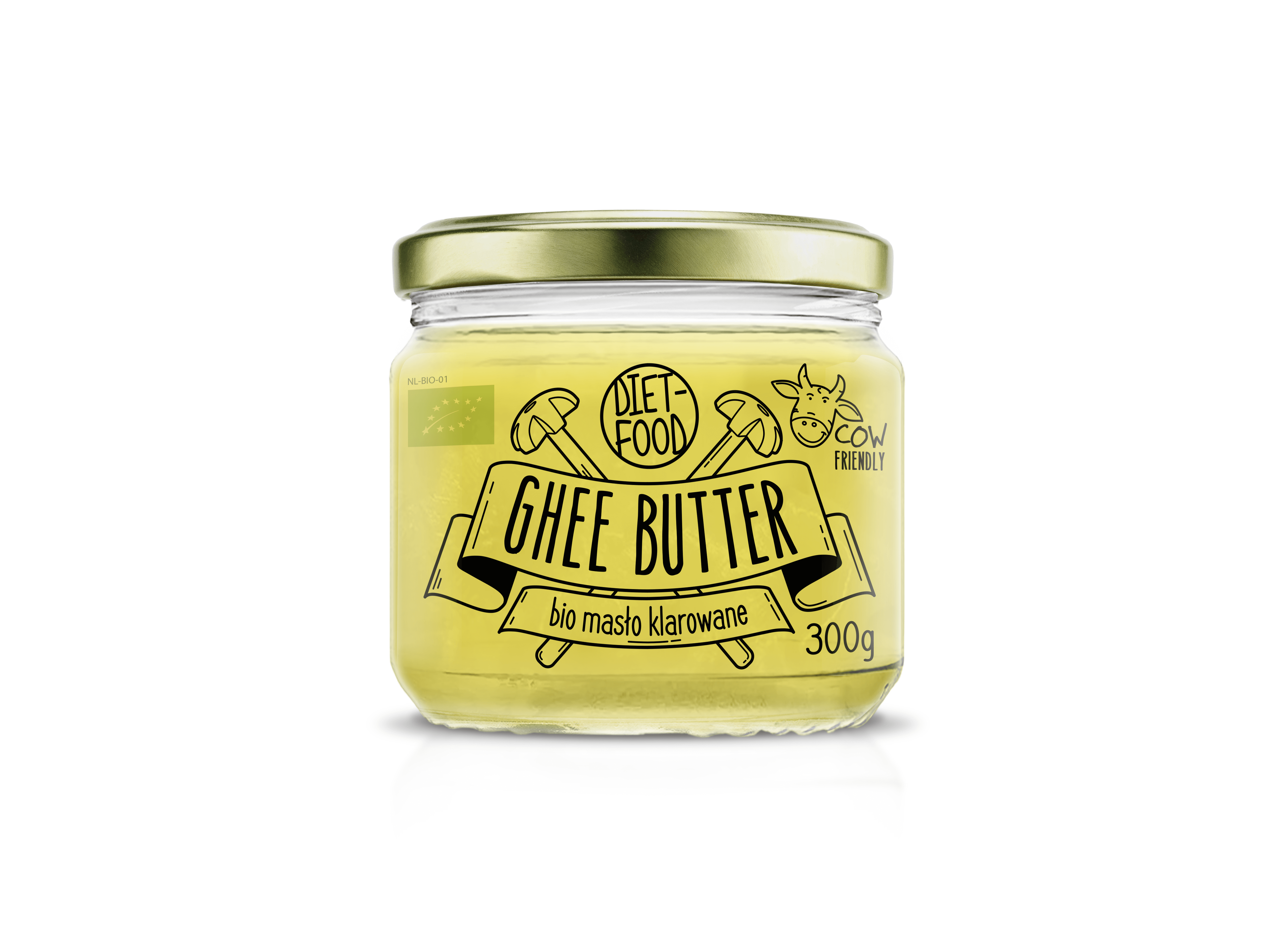 DIET-FOOD Bio Ghee Masło Klarowane 300g