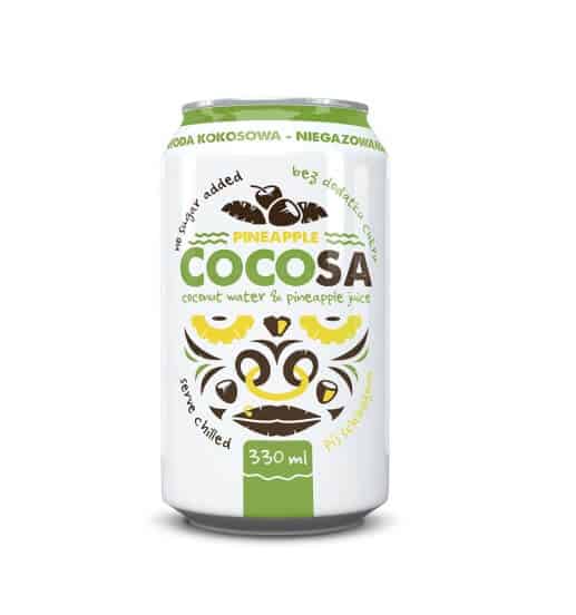 DIET FOOD COCOSA Woda kokosowa z sokiem Ananasowym (Niegazowana) 330ml
