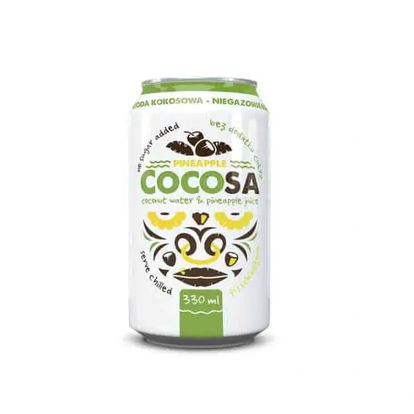 DIET FOOD COCOSA Woda kokosowa z sokiem Ananasowym (Niegazowana) 330ml