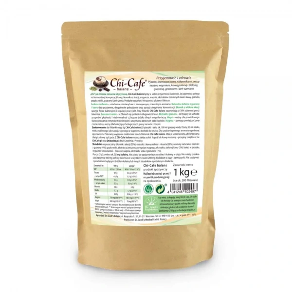 Dr. JACOBS Chi-Cafe Balans (Ground Coffee, Vitality, Concentration) 1kg