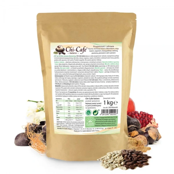 Dr. JACOBS Chi-Cafe Balans (Ground Coffee, Vitality, Concentration) 1kg