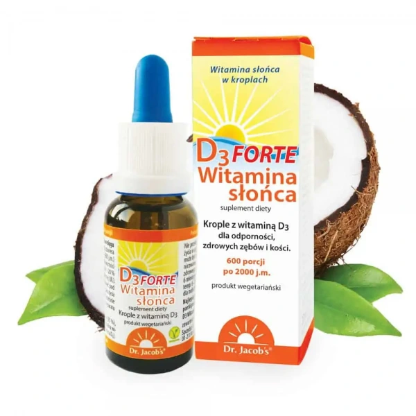 DR JACOBS Vitamin D3 Forte (Vitamin D3 Bone and Teeth Health) 20ml