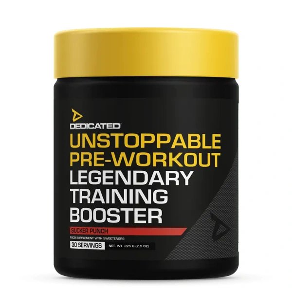 DEDICATED Unstoppable Pre-Workout 225g Sucker Punch