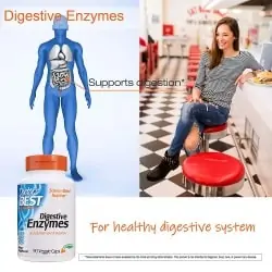 Doctor's Best Digestive Enzymes (Enzymy trawienne) 90 Kapsułek wegetariańskich