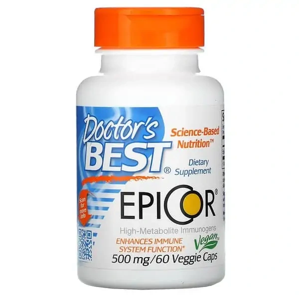 Doctor's Best Epicor 500mg (Wsparcie odpornościowe) 60 Kapsułek wegetariańskich