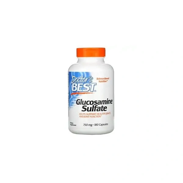 Doctor's Best Glucosamine Sulfate 750mg (Siarczan glukozaminy) 180 Kapsułek