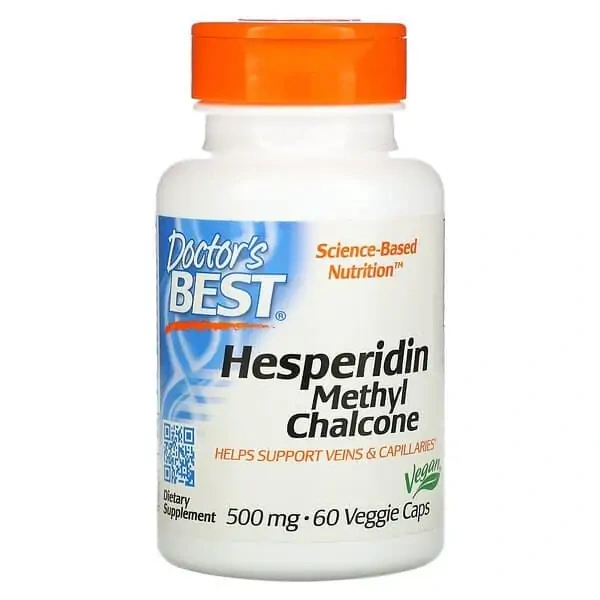 Doctor's Best Hesperidin Methyl Chalcone 500mg 60 Vegetarian Capsules