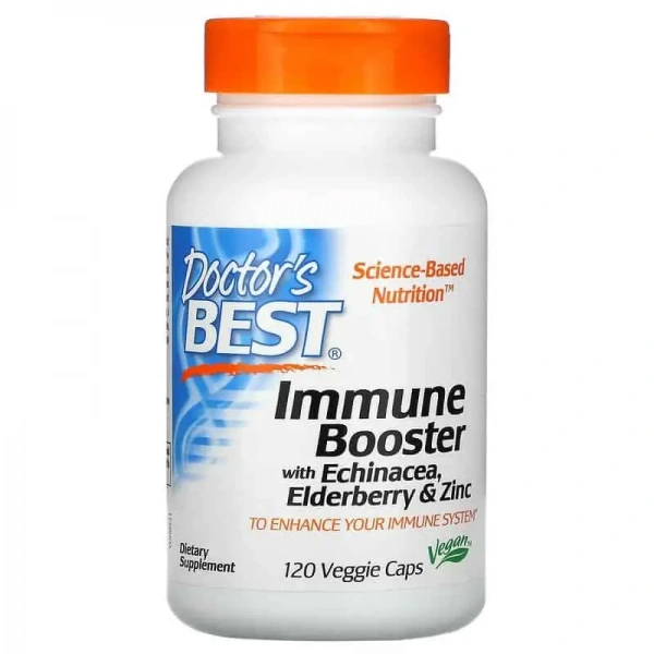 Doctor's Best Immune Booster (with Echinacea, Blackberries and Zinc) 120 Vegetarian Capsules