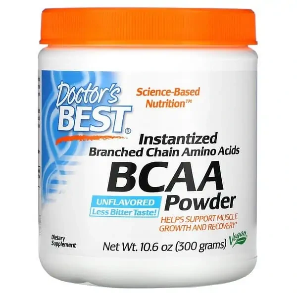 Doctor's Best Instantized BCAA Powder Unflavored (BCAA w proszku bez smaku) 300g