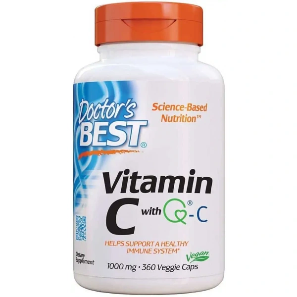 Doctor's Best Vitamin C with Quali-C 1000mg 360 Vegetarian Capsules