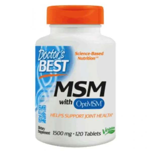 Doctor's Best MSM z OptiMSM 1500mg - 120 tabletek