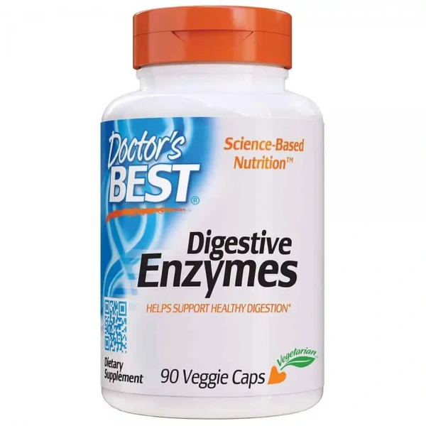 Doctor's Best Digestive Enzymes 90 Vegetarian Capsules