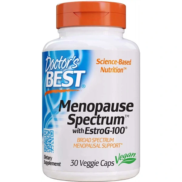 Doctor's Best Menopause Spectrum z EstroG-100 (Wsparcie przy Menopauzie)  30 Kapsułek wegetariańskich