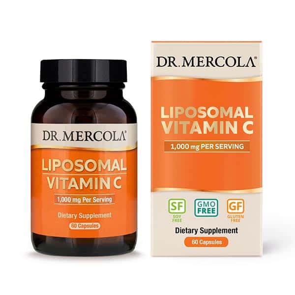 DR. MERCOLA Liposomal Vitamin C 1000mg (Liposomalna Witamina C) 60 Kapsułek