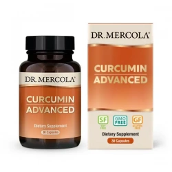DR. MERCOLA Curcumin Advanced (Działanie przeciwzapalne, przeciwutleniające) 30 Kapsułek
