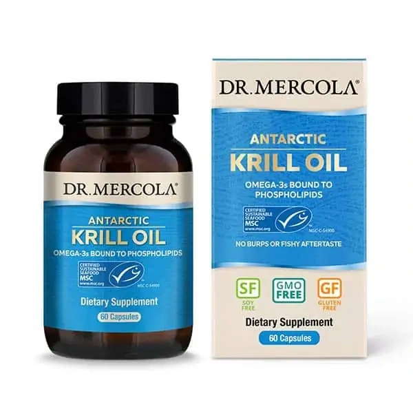 DR. MERCOLA Krill Oil 1000mg (Olej z Kryla) 60 Kapsułek