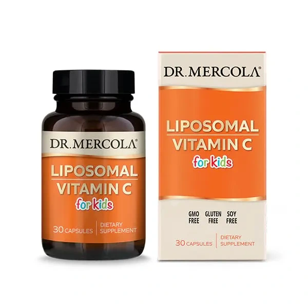DR. MERCOLA Liposomal Vitamin C for Kids (Liposomalna Witamina C dla dzieci) 30 Kapsułek