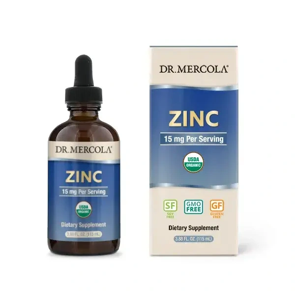 DR. MERCOLA Liquid Zinc Drops (Cynk w kroplach) 115ml