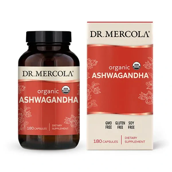 DR. MERCOLA Organic Ashwagandha (Stress Resistance) 180 Capsules