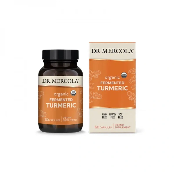 DR. MERCOLA Organic Fermented Turmeric (Immune Support) 60 Capsules